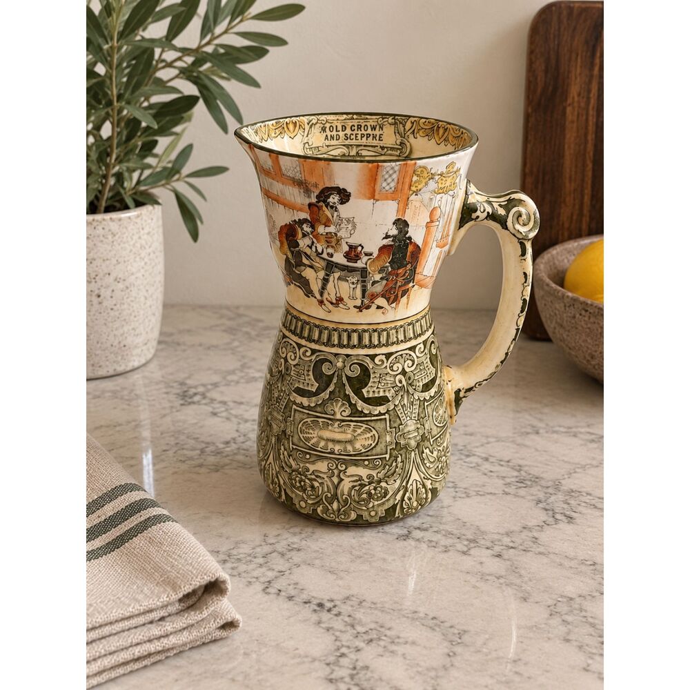 Mason’s Patent Ironstone Ye Old Crowne & Sceptre Pitcher